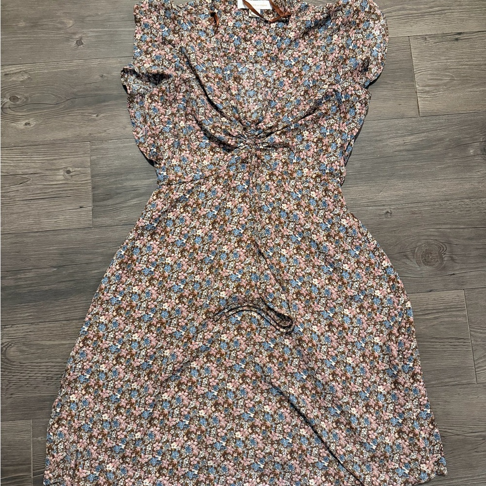 Monteau Floral Print Women's Dress